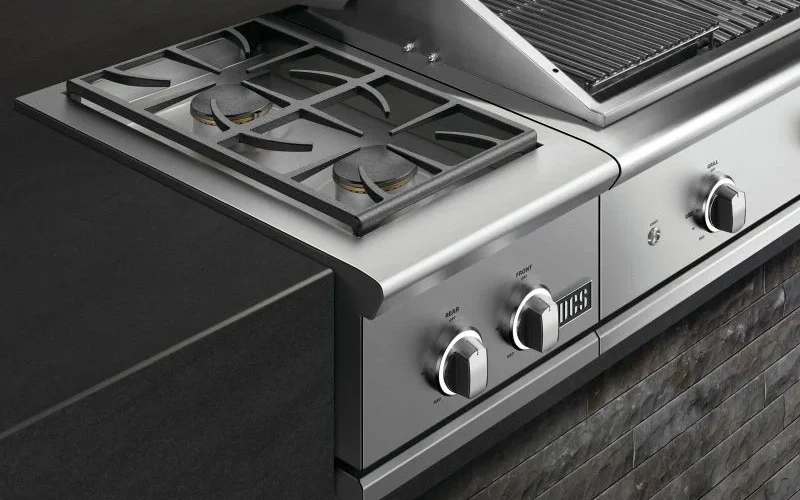 Stainless steel gas cooktop
